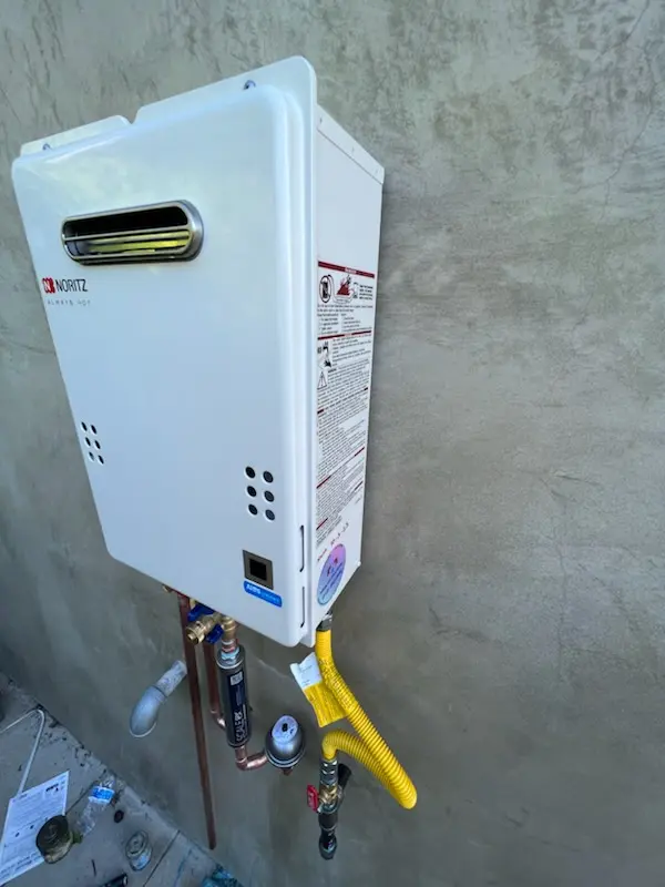 Tankless water heater installation for Candler homes